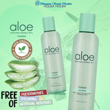aloe vera, Facial toner, skincare, beauty care, moisturizer Holika Holika Aloe Soothing Essence 98% Toner 200ml⭐惑丽客98%芦荟舒缓精华爽肤水 Bluemoon Secrets Chamber